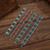 Retro Turquoise Bracelet Zinc Alloy Electroplated For Women And Unisex
