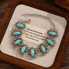 Retro Turquoise Bracelet Zinc Alloy Electroplated For Women And Unisex