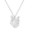 Retro Wolf Cat Bird 201 Stainless Steel Plating Hollow Out 18K Gold Plated Women'S Pendant Necklace