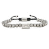 Retro Zircon Crown Beaded Handmade Woven Adjustable Bracelet For Men And Women
