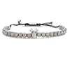 Retro Zircon Crown Beaded Handmade Woven Adjustable Bracelet For Men And Women