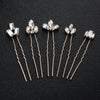 Rhinestone Chain Hair Pins Set Fashion Inlay Hair Accessories For Women Daily Wear