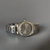 Rhinestone Disc Alloy Band Quartz Watch For Women Medieval Style Round Dial