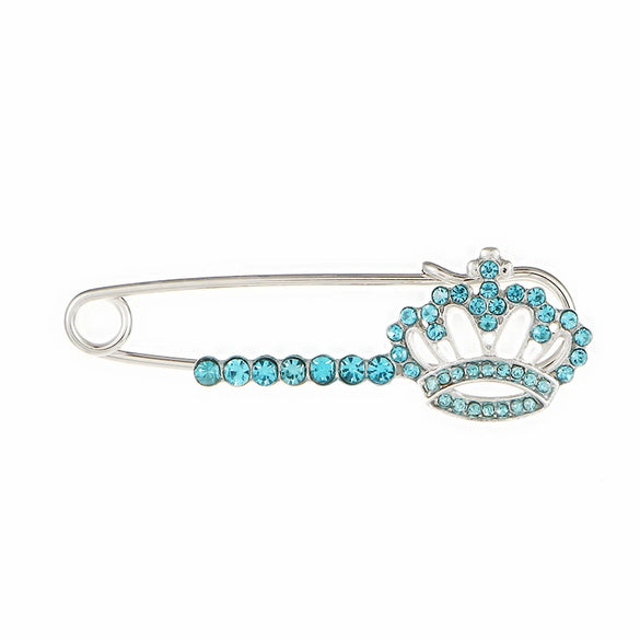 Rhinestone Electroplated Crown Brooch Accessories For Women And Unisex