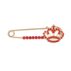 Rhinestone Electroplated Crown Brooch Accessories For Women And Unisex