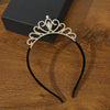 Rhinestone Hair Band Jewelry Elegant Bridal Crown Headwear Electroplated For Women