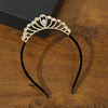 Rhinestone Hair Band Jewelry Elegant Bridal Crown Headwear Electroplated For Women