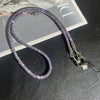 Rhinestone Mobile Phone Lanyard With Love Pattern And Crossbody Chain In Light Luxury Highend Style