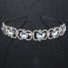 Rhinestone Retro Electroplating Crown Headband For Women Hair Accessories