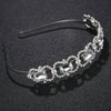 Rhinestone Retro Electroplating Crown Headband For Women Hair Accessories
