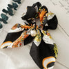 Ribbon Hair Ring Pearl Waist Tie Cloth Ring Large Bowel Rabbit Ear Style High Elasticity Seiko Fabric