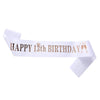 Ribbon Shoulder Strap Belt Sardine Material Printing Process For Birthday Party
