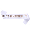 Ribbon Shoulder Strap Belt Sardine Material Printing Process For Birthday Party