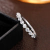 Rig Ring Copper Geometric Zircon Women's