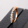 Rig Ring Copper Geometric Zircon Women's
