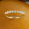Rig Ring Copper Geometric Zircon Women's