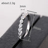 Rig Ring Copper Geometric Zircon Women's