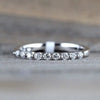 Rig Ring Copper Geometric Zircon Women's