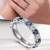 Rig Ring Copper Zircon Inlay Geometric Design Unisex Popular Ring
