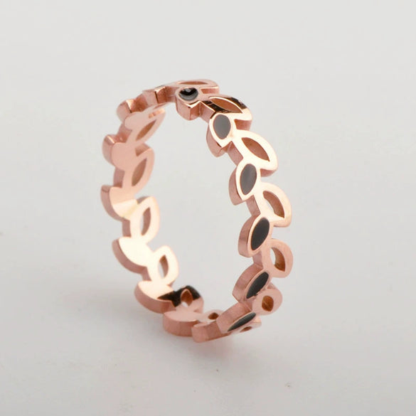 Ring Accessories Titanium Steel Rhombus Fashion Minimalist Electroplated