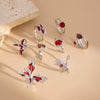 Ring Alloy Dripping Oil Animal Geometric Electroplating