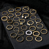 Ring Alloy Geometric Diamond Retro Light Luxury Highend Unisex Women's