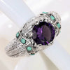 Ring Alloy Geometric Electroplating Versatile Style