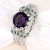 Ring Alloy Geometric Electroplating Versatile Style