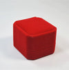 Ring Box Flocking Plastic Universal For Rings Earrings Highgrade