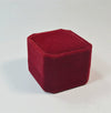 Ring Box Flocking Plastic Universal For Rings Earrings Highgrade