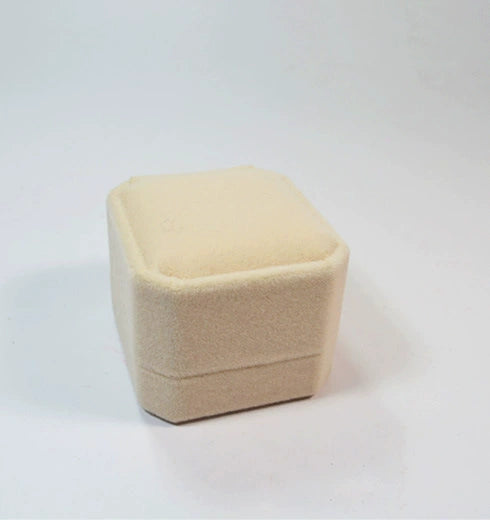 Ring Box Flocking Plastic Universal For Rings Earrings Highgrade