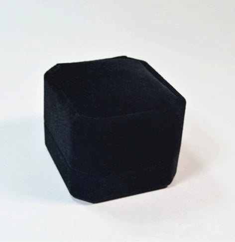 Ring Box Flocking Plastic Universal For Rings Earrings Highgrade