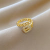 Ring Brass Cartoon Crown Style Electroplated