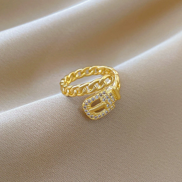 Ring Brass Cartoon Crown Style Electroplated