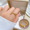 Ring Brass Pearl Diamond Cross Crown Cartoon Style Electroplating