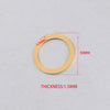 Ring Circle Jewelry Accessories Stainless Steel Fine Polishing