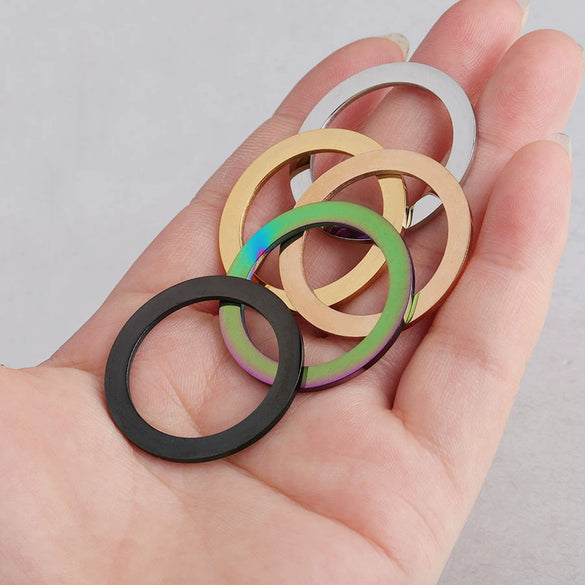 Ring Circle Jewelry Accessories Stainless Steel Fine Polishing