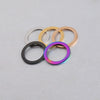 Ring Circle Jewelry Accessories Stainless Steel Fine Polishing