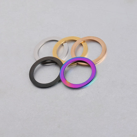 Ring Circle Jewelry Accessories Stainless Steel Fine Polishing