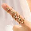 Ring Copper Electroplating Letters Numbers Text Style