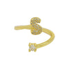 Ring Copper Electroplating Letters Numbers Text Style