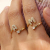 Ring Copper Electroplating Letters Numbers Text Style