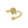 Ring Copper Electroplating Letters Numbers Text Style