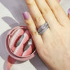 Ring Copper Geometric Electroplating Style For Women