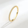Ring Copper Geometric Electroplating Women's Niche Design Light Luxury