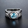 Ring Copper Geometric Electroplating Women's Zircon Jewelry