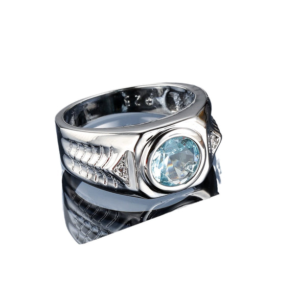 Ring Copper Geometric Electroplating Women's Zircon Jewelry
