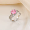 Ring Copper Geometric Style Copper Plated With Real Gold