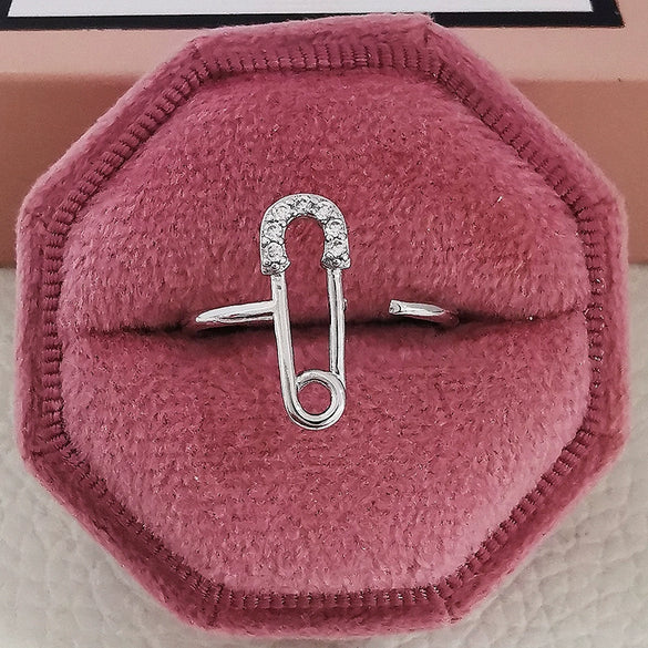 Ring Copper Geometric Style Electroplating Opening Adjustable Women's