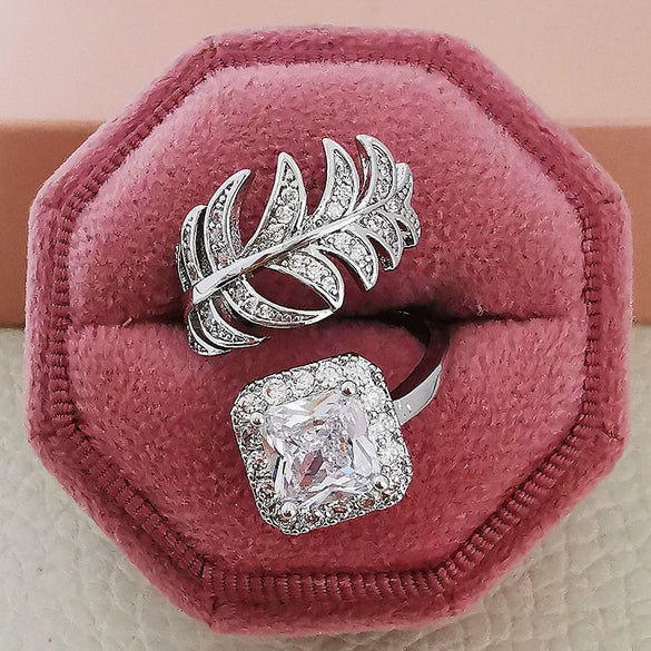 Ring Copper Geometric Style Electroplating Opening Adjustable Women's